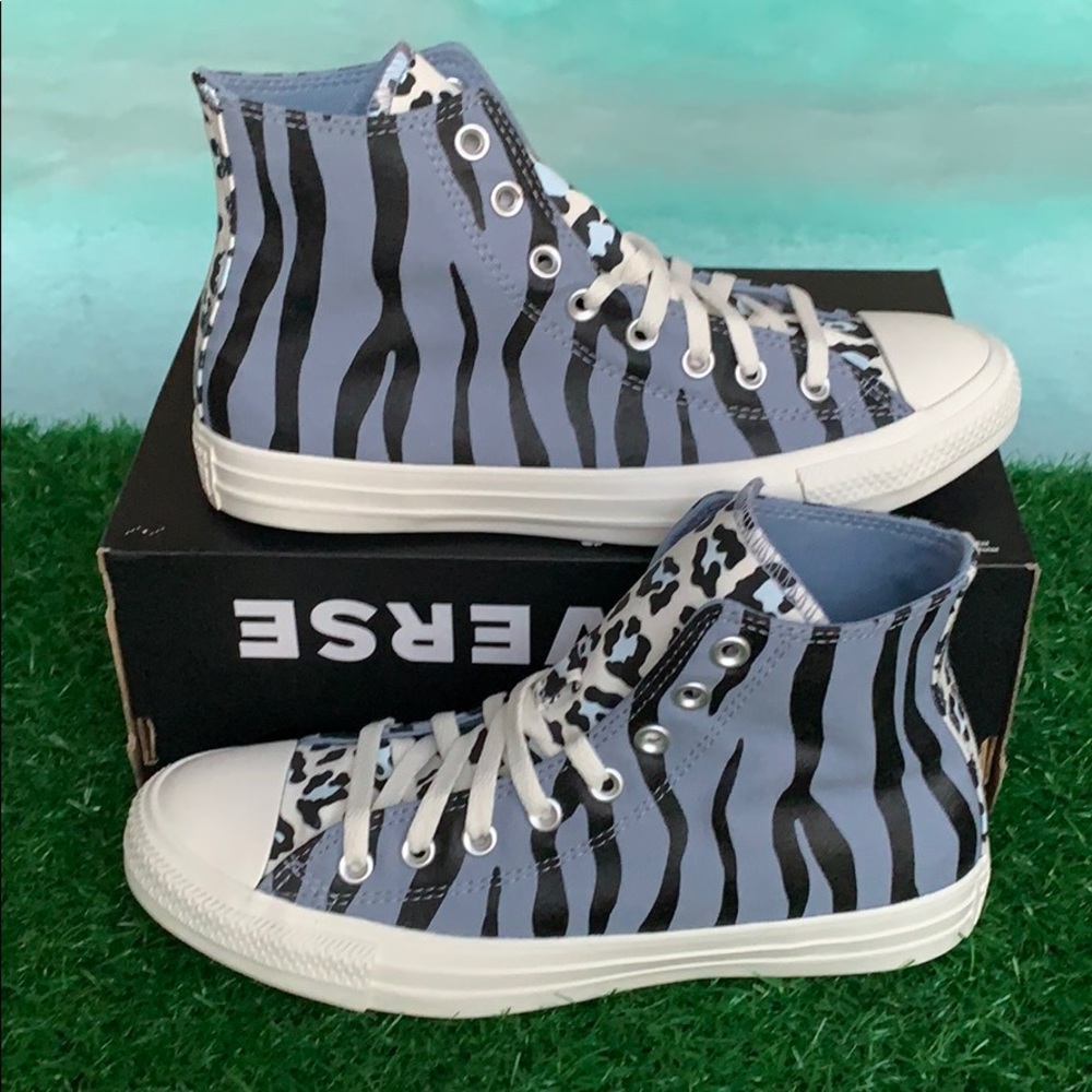 Converse CTAS HI blue slate/black/egret Men’s - Picture 3 of 16